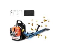 VEVOR Souffleur de feuilles à essence, 63 CC, souffleur de neige à dos 2 temps, avec réservoir de carburant 1,89 L, volume d'air 1110 CFM pour entretien de pelouse, nettoyage de feuilles, déneigement