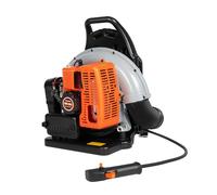 Souffleur de feuilles à essence sans fil 63 CC pour sac à dos, moteur à 2 temps, avec réservoir de carburant de 1,8 l et bandoulière réglable pour terrasses, jardins