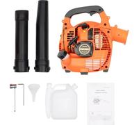 Souffleur de feuilles à main, essence - Souffleur de feuilles à essence - Cylindrée de 25,4 cm³ - Puissance du moteur de 0,75 kW - Fort débit d'air pour les feuilles, la neige et la poussière - Prise