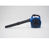 Souffleur de feuilles - Appareil à main à essence - Moteur monocylindre 2 temps de 25,4 cm³ à refroidissement par air - Débit d'air 0,13 m³/s - Tuyau de 63,5 cm - 4,32 kg - Bleu