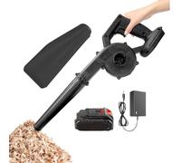 Souffleur de feuilles électrique Rechargeable Sans Fil Autonome | Souffleur de neige haute pour patio pour maison, voiture, atelier, terrasse, jardin, pelouse