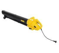 Souffleur de feuilles et aspirateur de feuilles électriques - 2 en 1 - Souffleur de jardin - 3000W - Câblé - Vitesse d'air de 270 km/h - Sac de ramassage de 35 litres - Fonction de broyage - Jaune
