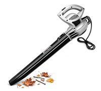 Souffleur de Feuilles Filaire, 2000 W, Vitesse de l'air de 260 km/h | Aspirateur de jardin léger, souffle, aspire et dirige l'air, jardins, lecteurs et ordinateurs