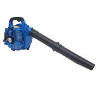 Souffleur de feuilles - Modèle à dos, moteur à essence - 25,4 cm³ - Moteur 2 temps - Forte puissance de soufflage - Idéal pour le jardin et l'extérieur - Couleur : bleu