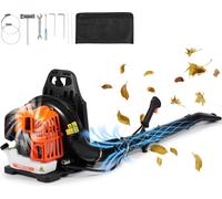 Souffleur de feuilles Rucksack 52 CC Souffleur de feuilles à essence 2 temps 480 CFM volume d'air
