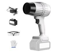 Souffleur de feuilles sans fil, 1050 W Turbo Jet portable, nettoyeur multifonction pour la maison, la voiture, le bureau, super puissance pour un retrait efficace de la poussière