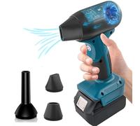 Souffleur de feuilles sans fil, 130 000 tr/min, compatible avec les batteries Makita 18V, avec 4 vitesses