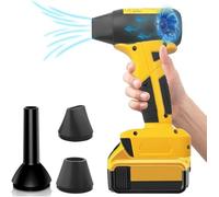 Souffleur de feuilles sans fil, 130 000 tr/min, portable pour batterie Dewalt 18 V-60 V, souffleur d'air comprimé à 4 vitesses pour voiture, jardin, barbecue, ordinateur (outil nu)