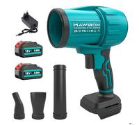 Souffleur de feuilles sans fil 18V Puissant pour Makita, Souffleur à Feuilles avec 2 Batteries 5.0Ah et Accessoires