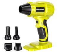 Souffleur de feuilles sans fil 2026 sans balais pour batterie Li-ion Ryobi 20 V, mini souffleur électrique portatif à vitesse variable avec 5 accessoires pour le nettoyage de terrasse, l'entretien de