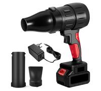 Souffleur de feuilles sans fil, 21V, 800W, 35000 tr/min, batterie 1300mAh, diamètre de la buse 70mm