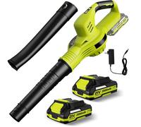 Souffleur de feuilles sans fil 3000 W - Double autonomie de batterie 21 V - Compatible avec les batteries Makita 18 V