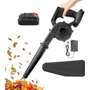 Souffleur de feuilles sans fil Alimenté par batterie, puissant, 2 modes | Souffleur Portatif pour Jardin Pour extérieur jardin terrasse cour pelouse porche maison atelier