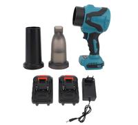 Souffleur de Feuilles sans Fil, aspirateur électrique 2 en 1, Moteur sans balais, 3 Vitesses réglables, 29 800 TR/Min, avec 2 Batteries, pour la Maison, Le Jardin, Le Lavage de