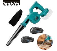 Souffleur de feuilles sans fil compatible avec batteries Makita 18 V, Moteur sans balai, Idéal pour chantier