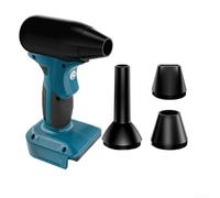 Souffleur de feuilles sans fil pour 20 V, 4 vitesses, dépoussiéreur compact | Pour batteries 20 V, 4 réglages, idéal pour les chantiers, corps en plastique, taille compacte de 20 cm