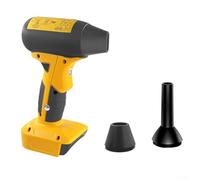 Souffleur de feuilles sans fil pour 20 V, 4 vitesses, dépoussiéreur compact | Pour batteries 20 V, 4 réglages, idéal pour les chantiers, corps en plastique, taille compacte de 20 cm