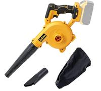 Souffleur de feuilles sans fil sans fil à vitesse continue compatible avec | Souffleur et aspiration 2 en 1. Vitesse variable en continu, léger, idéal pour le chantier, le jardin et l'atelier