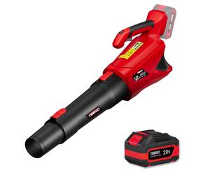 Souffleur de feuilles sans fil - TEENO - 20V - Batterie 4 0 Ah - 5 vitesses - 4500W