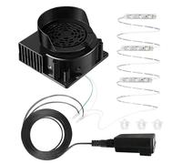Souffleur de gonflage - Petite pompe portable - Accessoire de fête | Ventilateur de Noël pour Halloween, vacances, extérieur, cour, pelouse, jouet décoratif, château rebondissant, piscine