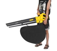 Souffleur électrique 3000 W avec tuyaux d'air, sangle de transport, sac collecteur de feuilles, roues de guidage, 15 000 tr/min, souffleur de feuilles pour balayer la neige, la poussière, les débris