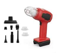 Souffleur Électrique Fil 10KPa pour Voiture Souffleur Électrique(red) | Moteur 120W, aspiration 10KPa, pour idéal pour voiture garage, compatible, nettoyage profond
