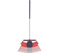 Souffleur en plastique 3-en-1 avec 3IN1RAKE - léger et polyvalent - système combiné de râteau à gazon