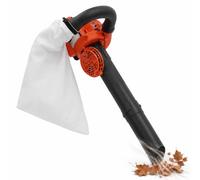 Souffleur et aspirateur, aspirateur à feuilles à essence sans fil 3 en 1, déplacement 25,4 cc, 0,75 kW/7500 tr/min, 7000 tr/min, silencieux, 0,13 m³/s, flux d'air pour nettoyage de pelouse, poussière