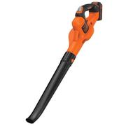 BLACK+DECKER Souffleur à feuilles avec technologie PowerCommand à batterie au lithium, Vitesse de soufflage 209 Km/h, Poignée ergonomique 18 V, GWC1820PCB-XJ, Sans batterie