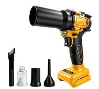 Souffleur sans fil et aspirateur à main compatible avec Dewalt 18 V/20 V | Dépoussiéreur à air comprimé sans balais 150 W, aspirateur portable 20 000 tr/min, vitesse continue, souffleur de feuilles