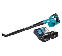 Souffleur sans fil Makita DUB 186 Z 18 V + 2 batteries 9,0 Ah + chargeur
