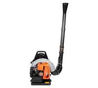 Souffleur Thermique 63cc 2.7kW 6800tr/min 0.3m³/s 1.8L Jardin | débit air 0.3m³/s, réservoir 1.8L (1h), bandoulière réglable, léger - feuilles, neige, poussière, débris, chantier, jardin.