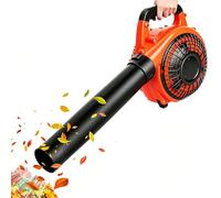 Souffleur Thermique, Souffleur de Feuilles de Carburant sans Fil, cylindrée 26cc Vitesse de L'Air 70m/s Poids 4.5 kg, Souffleur à Feuilles portatif Fil, pour Patios, Gardens