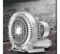 Souffleur Vortex haute pression 110 V/220 V 60 Hz 1,5 HP 1100 W 210 CFM pour aération des eaux usées, aquariums et bassins à poissons
