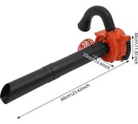 Souffleurs et aspirateurs à feuilles - Appareil portatif 260FSH - Électrique 220 V - Avec sac de ramassage - 3-en-1 : soufflage/aspiration/broyage - Avec fil