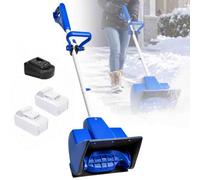 Souffleuse À Neige Électrique 1200 W, 2500 TR/Min, Haute Efficacité, Portée De 6 M, Largeur De 28 Cm, Profondeur De 17,8 Cm, Direction Réglable, Manche Télescopique, Pliable, pour Allées Et