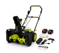Souffleuse à Neige Électrique 3500 W, Largeur de Travail de 50CM 2-Battery
