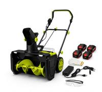 Souffleuse à Neige Électrique 3500 W, Largeur de Travail de 50CM 4-Battery