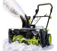 Souffleuse à Neige Électrique avec Projection Jusqu’à 25 ft | Largeur de Déneigement 50 cm，Profondeur 25 cm，Goulotte Orientable à 180°，Deux Phares LED，Pour Allées et Trottoirs