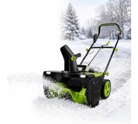 Souffleuse à Neige électrique, kit de souffleuse à Neige sans Fil | Avec 2 batteries de 5,0 Ah, for des allées et des trottoirs efficaces.