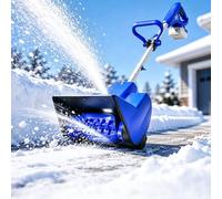 Souffleuse À Neige Électrique, Pelle À Main sans Fil avec Grattoir Portable 24 V, Poussoir À Batterie Léger pour Escaliers Résidentiels, Patios Et Chemins, Comprend Un Chargeur Rapide, 1/2 Unités