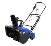 Souffleuse à neige électrique sans fil, 2400 W, 220 V, prise UE, souffleuse à neige avec brosse en acier et lumière LED, largeur de 56 cm, profondeur d'espace, 33 cm, éjection réglable à 180°, pour
