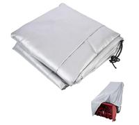 Souffleuse à Neige Réutilisable Housse de Protection Oxford Argenté | Taille pour Souffleuses à Neige à Deux Étages, Lavable, Rangement Facile, Protège Pendant le Stockage en Période Creuse