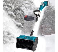 Souffleuse Neige éLectrique Conducteur Marchant, Souffleuse Neige sans Fil | Pelle à Neige éLectrique Avec Plaque Directionnelle Et PoignéE Avant RéGlable, Pour AlléEs D'éCole(1Battery)