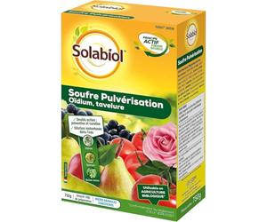 Souffre Pulvérisation SOLABIOL 750g - Protégez Vos Plantes de manière Efficace et écologique.