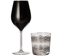 Soul Kitchen Lot de 12 verres noirs