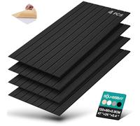 Soundsbay Panneaux Acoustiques Autoincollant Noir 4 Pièces 120×60×0,9cm | Absorbeur Acoustique, Haute Densité, pour Traitement Acoustique et Décoration Murale