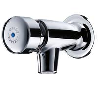 Soupape à clapet automatique Delabie TEMPOSTOP, raccordement G1/2B, temps de fermeture de 7 secondes, avec rosace