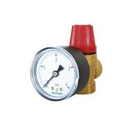 Soupape chauffage 3b avec mano FF1/2"- DIFF - 100014