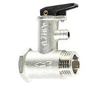 Soupape de Décharge de Pression de Sécurité de Chaudière de Qualité Supérieure pour Chauffe-eau Température Max : +100 °C Pression Max : 7 Bar 2x1/2 " Filetage Laiton Nickelé Tokaneit